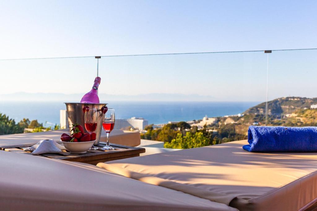 شقة Flyviewflatsgold Privatehottub With Seaview إكْسِيا المظهر الخارجي الصورة