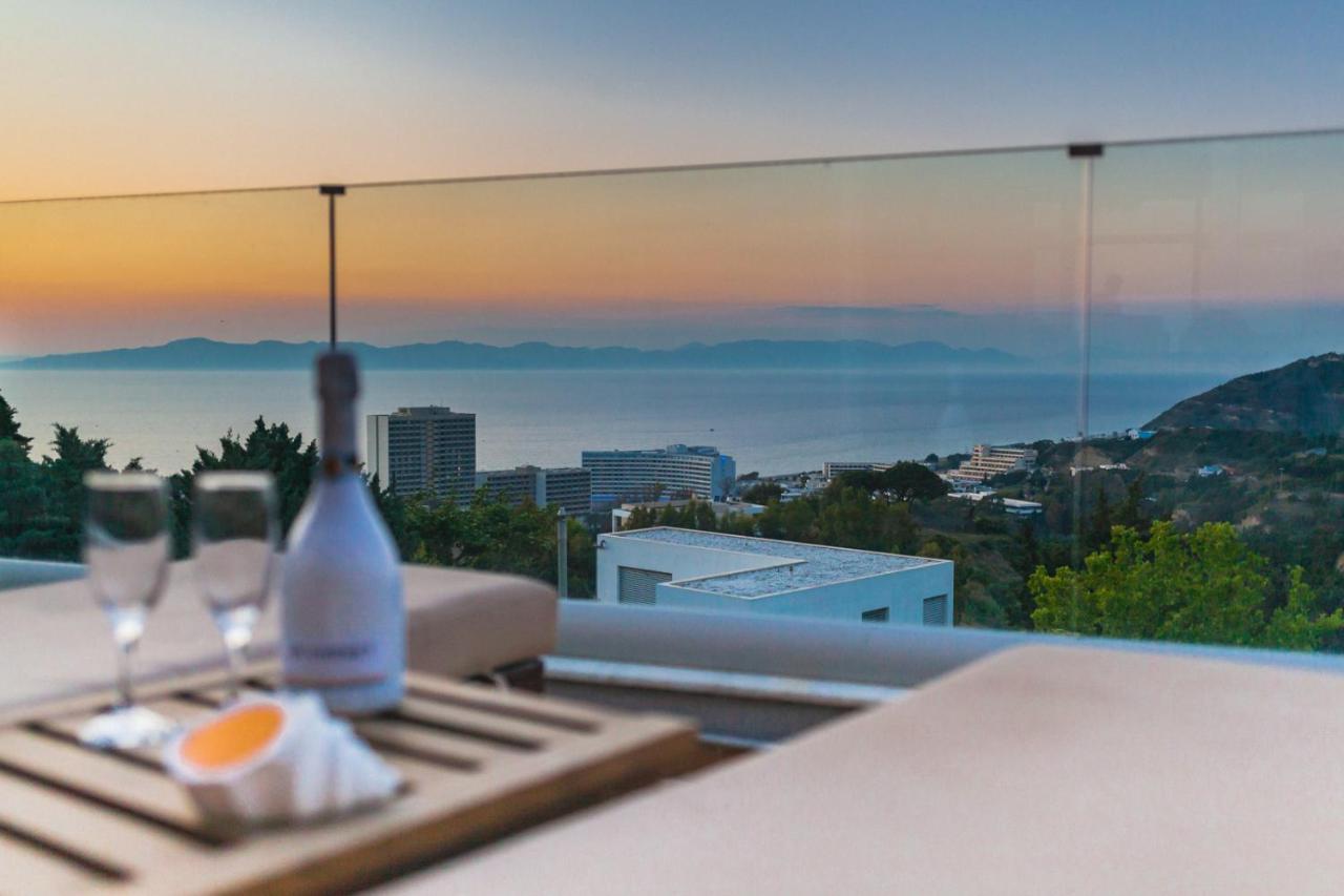 شقة Flyviewflatsgold Privatehottub With Seaview إكْسِيا المظهر الخارجي الصورة