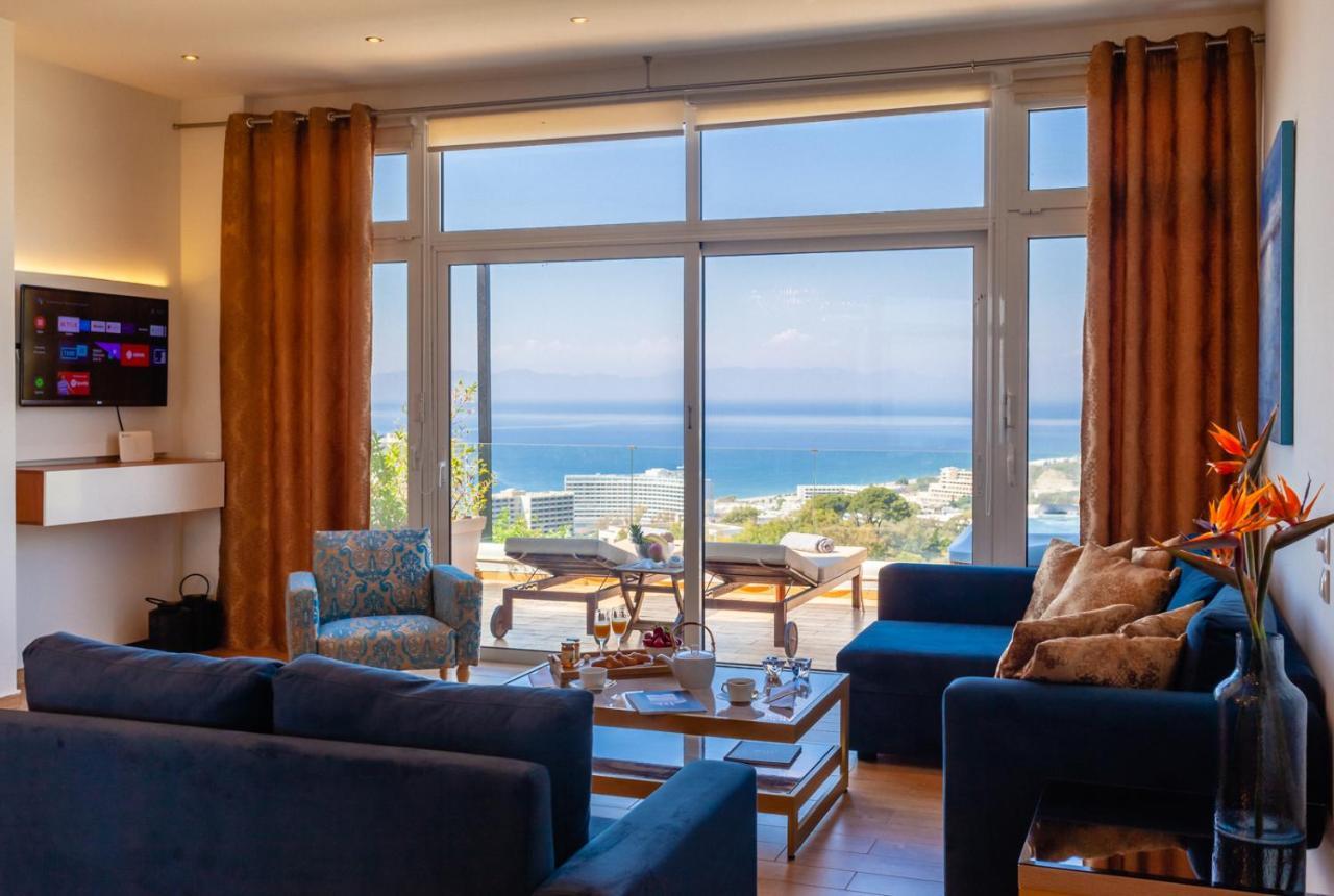 شقة Flyviewflatsgold Privatehottub With Seaview إكْسِيا المظهر الخارجي الصورة