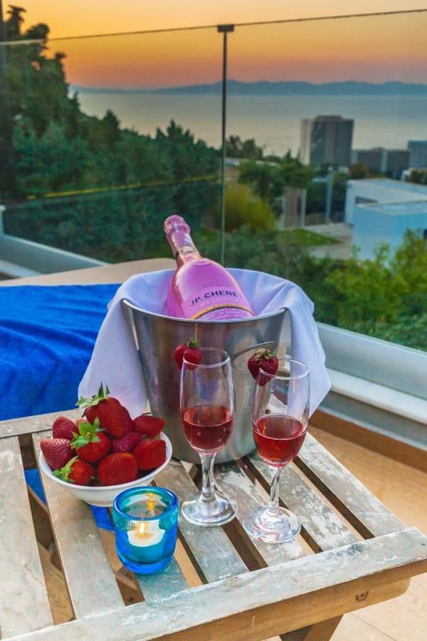 شقة Flyviewflatsgold Privatehottub With Seaview إكْسِيا المظهر الخارجي الصورة