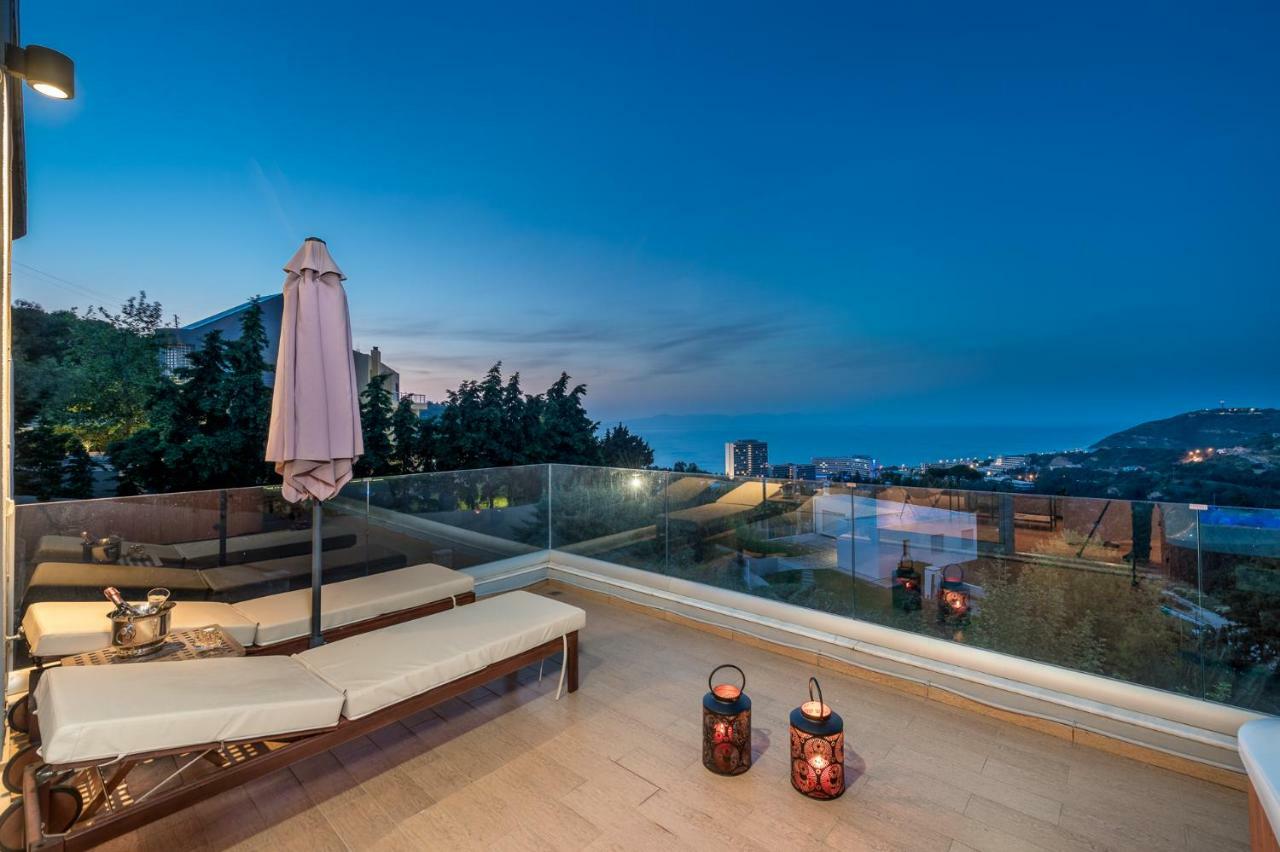 شقة Flyviewflatsgold Privatehottub With Seaview إكْسِيا المظهر الخارجي الصورة