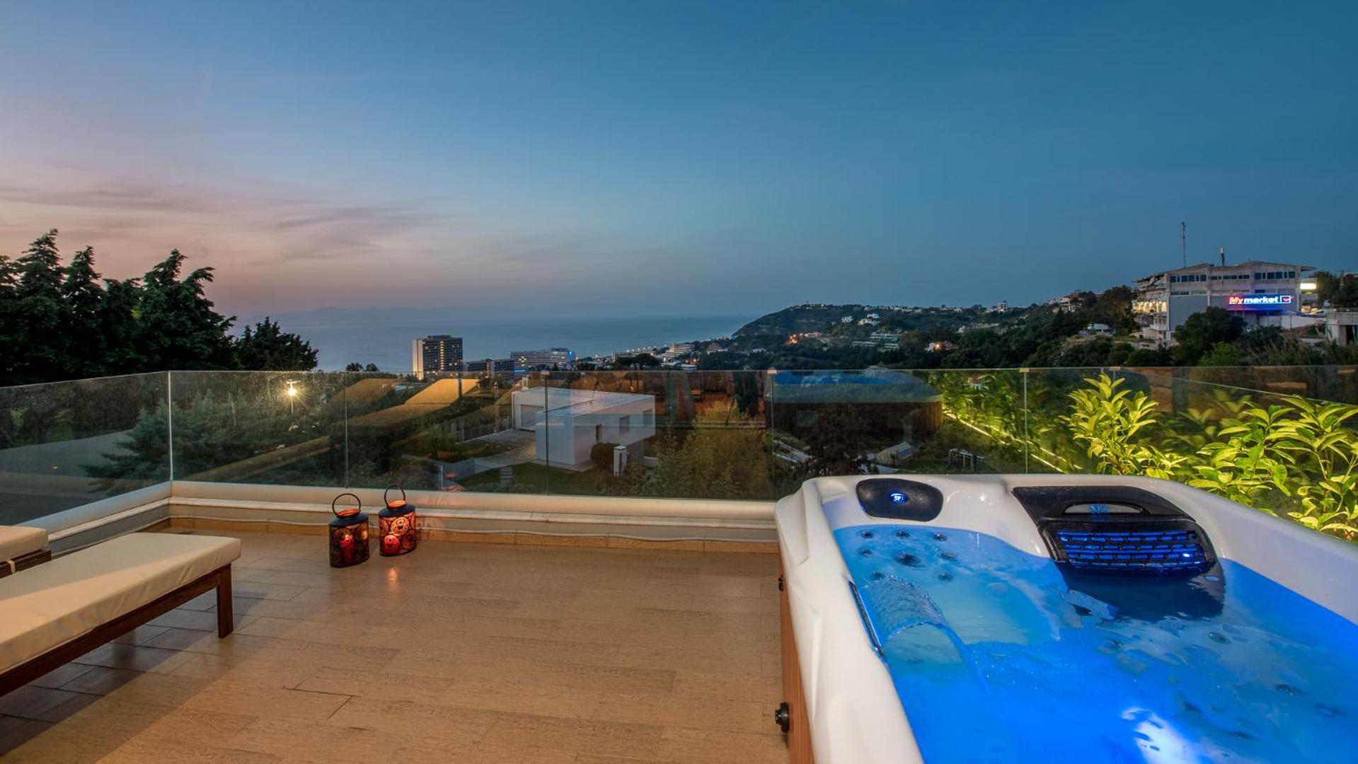 شقة Flyviewflatsgold Privatehottub With Seaview إكْسِيا المظهر الخارجي الصورة